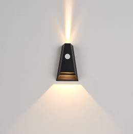 Buitenwandlamp 6W COB 240° breed