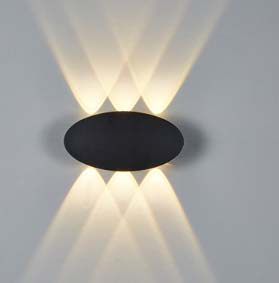 Gevelarmatuur up/down 6W 160mm