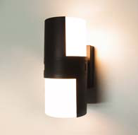 Kunststof buitenwandlamp 7W draaibare kop (model II)